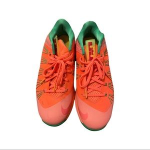 orange and green liverpool lebron 9 lows